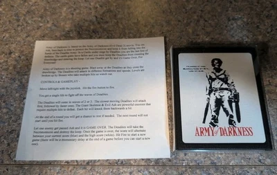Atari 2600 Discontinued Homebrew Army Of Darkness Evil Dead 3  - Image 1 of 4