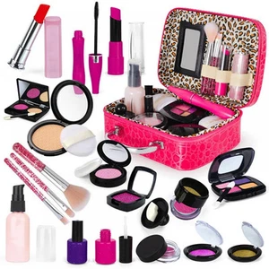 BESLY 21-Pieces Child Girls Makeup Set Toys Real Makeup Kit Toys for Girls Toys - Picture 1 of 3