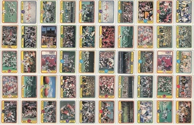 (50) 1981 Fleer Teams in Action VG-EX Lot NFL Football Cards Collection - Image 1 of 4