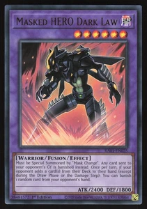 Masked HERO Dark Law - RA01-EN025 - Ultra Rare - 1st Edition Yugioh - Picture 1 of 1