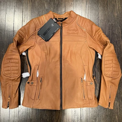 Harley-Davidson Women's Pursuit Triple Vent System Leather Jacket Size Small - Image 1 of 4