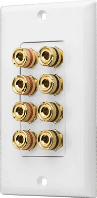 OSD AUDIO OSD WP-8 Decora Speaker Wall Plate 8 Terminal