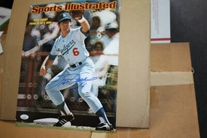 LA DODGERS STEVE GARVEY #6  SIGNED 11X14 PHOTO SPORTS ILLUSTRATED COVER JSA - Picture 1 of 1