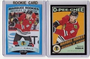 2x DOMINIK KUBALIK 2019-20 OPC BLACK RAINBOW ROOKIE SP/100 & BLUE PARALLEL #630