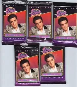 The Elvis Collection Series One Trading Cards 5 New Wax Packs - Picture 1 of 1