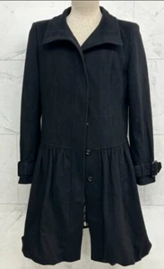 Burberry Single-Breasted Black Trench Coat - US Size 14 (A1G009139) - Picture 1 of 7