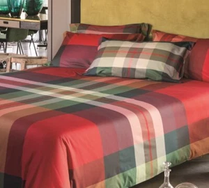 Parure Copripiumino matrimoniale tinto filo Bossi 7393 Flame - Escluso sotto... - Imagen 1 de 1