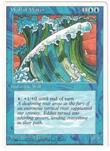 Magic: The Gathering (MTG 4th Edition) 1995 - Wall of Water - Picture 1 of 1