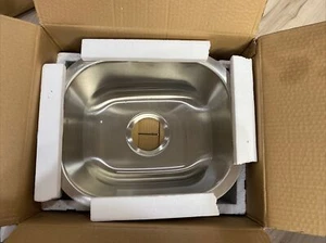 Fregadero de barra para autocaravana Zuhne 13x15x7" de acero inoxidable montaje inferior barra calibre 18 de profundidad - Imagen 1 de 6