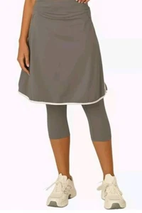 Aurgelmir Womens S Skirt Skort BLUE 2 in 1 Modest Nylon Tennis Golf w/ Leggings - Picture 1 of 5