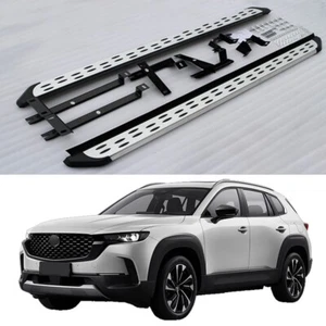 Running Board Side Steps Pedals Nerf Bar Fits for Mazda CX-50 CX50 2023 2024 - Foto 1 di 16
