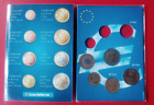Zestaw monet obiegowych KMS Monaco 10 centów - 2 euro, 2002 świeży bank
