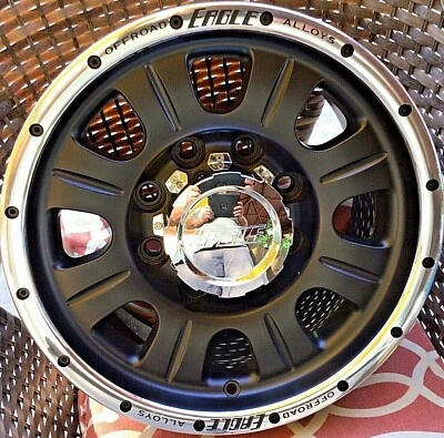 American Eagle Alloy Wheels or Rims 8x170.+2mm  Offset Mat Black 1408-7887-1-AA - Image 1 of 4