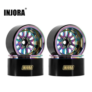 INJORA Brass Aluminum Beadlock 2.2 Wheels for 1/10 RC Crawler,205g,-10mm Offset - Bild 1 von 8