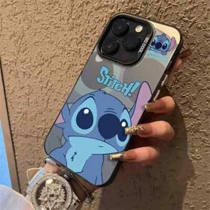 Stitch big eye cute phone case for iPhone 15 14 - Picture 1 of 13