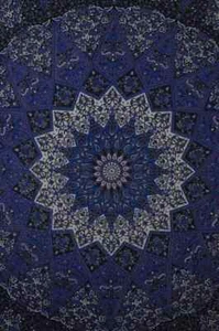 Nuevo Tapiz Hippie Mandala Colgante de Pared Colcha Bohemia Dormitorio Decoración - Imagen 1 de 4