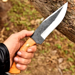 HandMade Bowie Hunting Knife High Carbon Steel Blade Camping Survival EDC 2927 - Picture 1 of 4