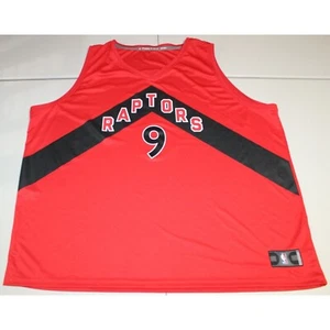 NBA Basketball Toronto Raptors Serge Ibaka #9 Jersey Big 5XL Fanatics Red - Picture 1 of 6