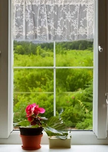 Finestra in pizzo Reminisce lino (marrato) Valance di Heritage Lace - Foto 1 di 2
