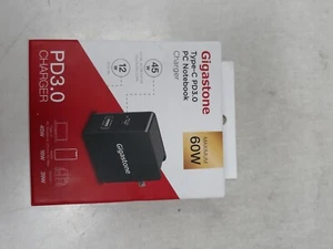 Gigastone USB-C 60W Wall Charger Power Delivery PD 3.0 45W Fast Charge, Foldable - Picture 1 of 5