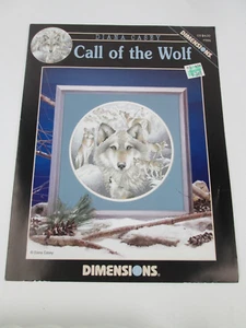 CALL OF THE WOLF Cross Stitch Pattern Booklet Dimensions 324 - Picture 1 of 3