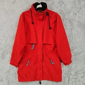 Eddie Bauer Jacket Womens Size M Red Gore-Tex Ventilated Windbreaker Outdoor - Picture 1 of 16