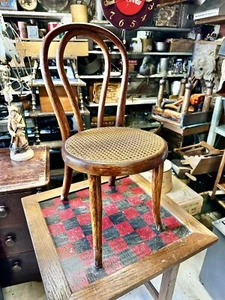 Rare Antique Bentwood Child's Chair Vintage Kids Furniture - Picture 1 of 16