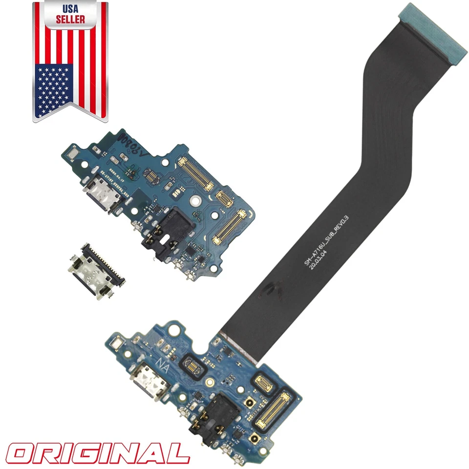 OEM USB Charging Port Board Dock Connector Flex Cable For Samsung Galaxy A71 5G - Image 1 of 1