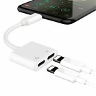 Headphone  & Charger iPhone 7 8 X XR 11  for  Dual Adapter for iPhone 2 in 1