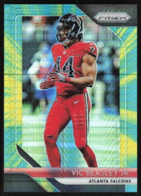 2018 Panini Prizm Prizm Hyper #189 Vic Beasley Jr /275 Atlanta Falcons - Image 1 of 2
