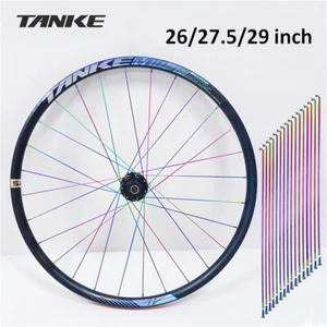 Bicycle 12pcs Spokes Wire With Nipples For 26 27.5 29 Inch Wheel MTB Road Bike - Picture 1 of 15