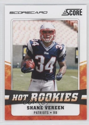 2011 Score Hot Rookies Scorecard Shane Vereen #25 RC - Image 1 of 2