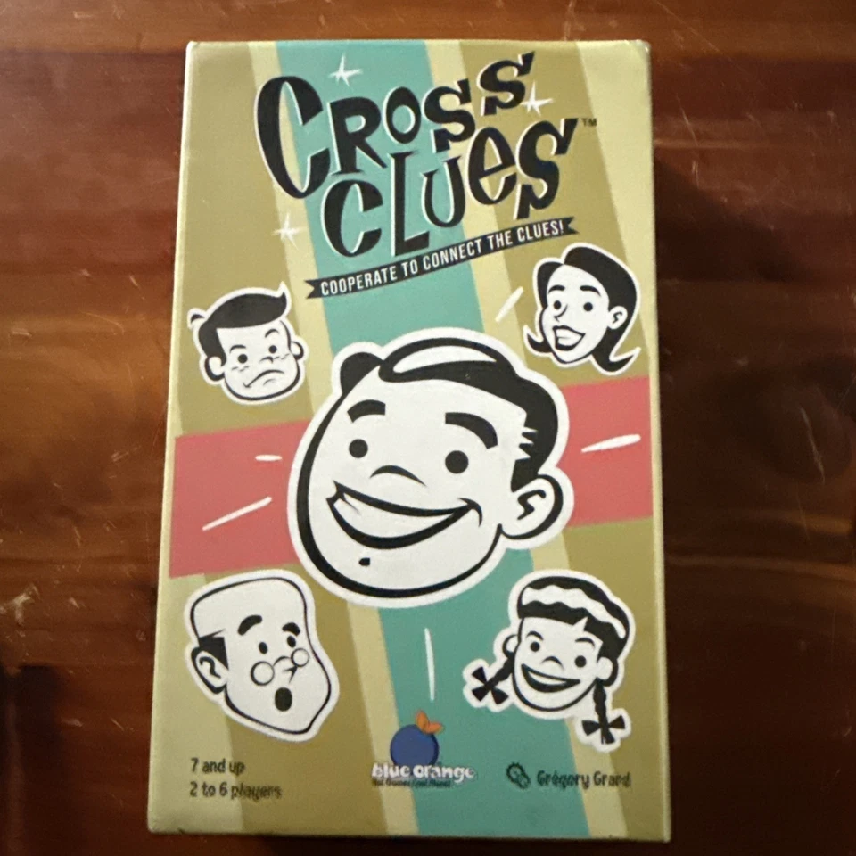 Cross Clues Cooperative Word Game by Blue Orange Games 2 to 6 Players 7