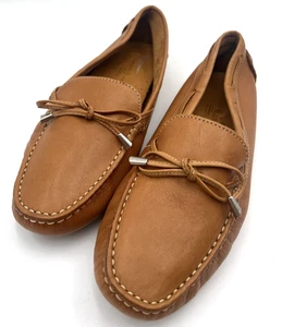 Mercanti Fiorentini Driving Mokassins Damengröße 11B hellbraunes Leder MF-3200 Schuhe - Bild 1 von 9