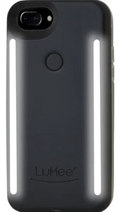 LuMee Duo LED Beleuchtung Selfie Hülle für iPhone 8/iPhone 7/iPhone 6/6s - Schwarz Matt - Bild 1 von 2