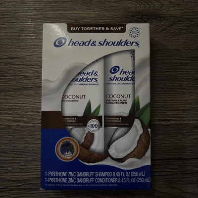 Head & Shoulders Coconut Daily Anti-Dandruff Shampoo & Conditioner 8.45 oz  - Image 1 of 4