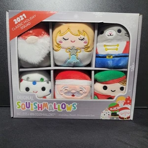 2021 Holiday 4" Plush Ornament Squishmallow Set Of 6 From Jazwares - Picture 1 of 3