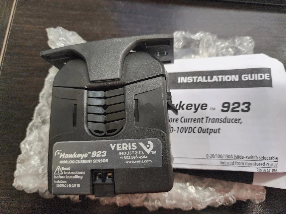 Transductor de corriente VERIS Hawkeye 923 ¡NUEVO! Foto 1 de 1