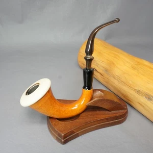 Ciotola schiuma di mare Calabash Estate pipa tabacco stile Sherlock Holmes - Foto 1 di 16