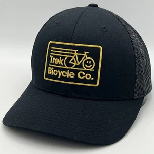 Trek Bicycle Company Hat Black Richardson 112 Snapback Mesh Trucker Cycling Cap - Picture 1 of 7