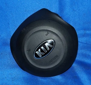 Bolsa de aire para volante izquierdo Kia Soul 2014-2019 negra OEM en buena forma - Imagen 1 de 8