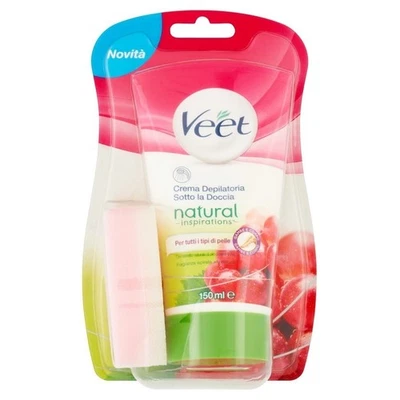 Crema depilatoria de ducha natural Veet 150 Foto 1 de 3