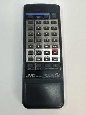 JVC RM-SR403U FOR RX-403 Receiver Remote Control OEM Tested W Batteries - Image 1 of 4