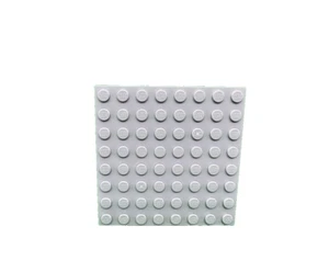 Lego 1 hellbläulich grau 8x8 Grundplatte NEU - Bild 1 von 1