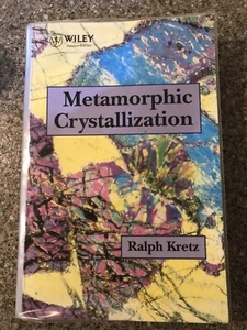 Metamorphic Crystallization, Paperback by Kretz, Ralph, Used. 1994 - Picture 1 of 2