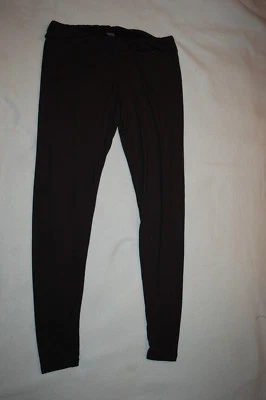 Junior Mujer LEGGINGS NEGROS SÓLIDOS Ropa Activa RUE 21 Cintura Confort L-XL Foto 1 de 2