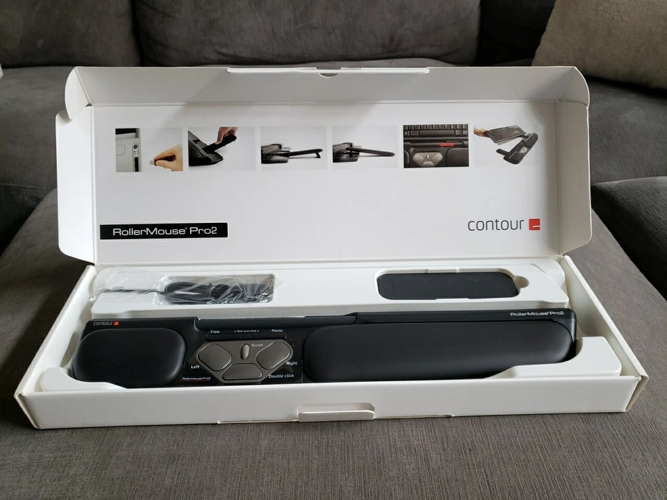 Brand New! Contour RollerMouse Pro 2 Model RM-PRO2-BLK - New In Box! - Image 1 of 4