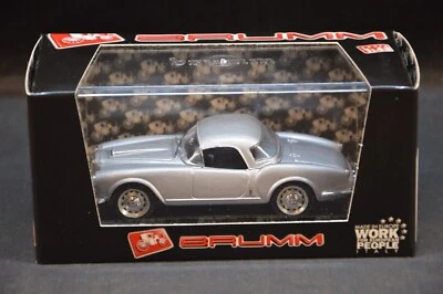 BRUMM 1/43 LANCIA B24 HARD TOP 1955 ARGENTO R315-02 DIE CAST MODEL MADE IN ITALY - Immagine 1 di 3
