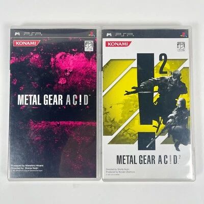 Metal Gear Acid & Acid 2 Set - Sony PSP / Playstation Portable - JPN ver. - Used - Image 1 of 4