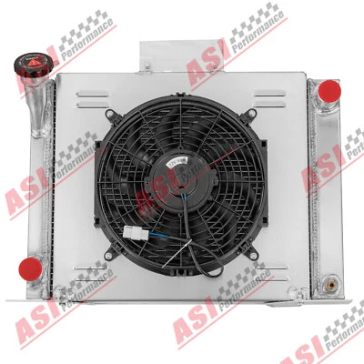4Row Radiator Shroud Fan Fit 1982-94 Ford Ranger Compact Truck GM ,V8 Conversion - Image 1 of 4